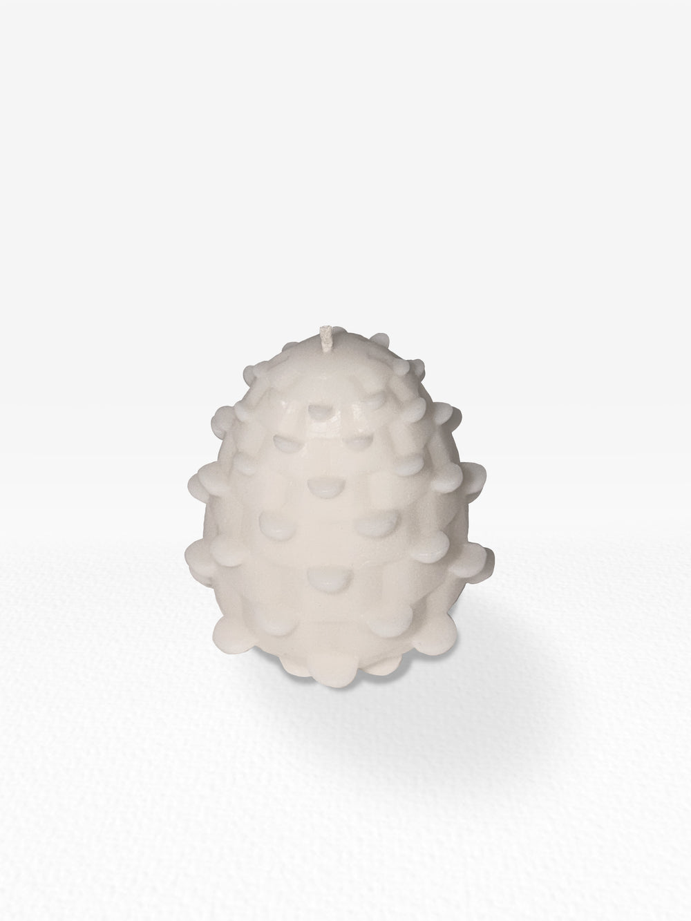 Pinecone Candle - White