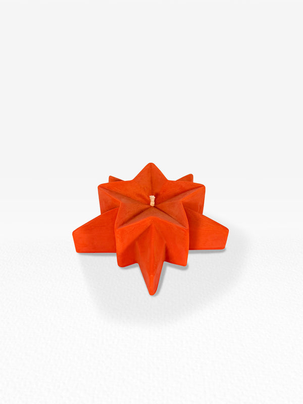 Star Candle - Orange