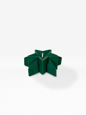 Star Candle - Dark Green