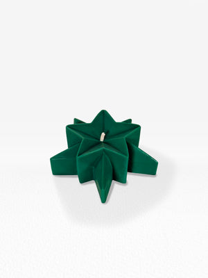 Star Candle - Dark Green