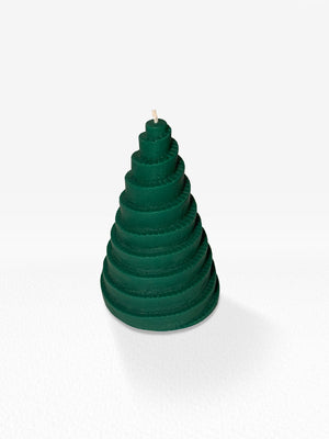 Tree Candle - Dark Green