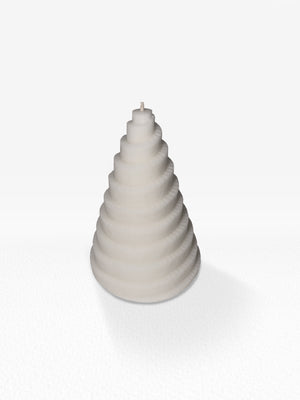 Tree Candle - White
